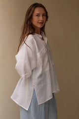 Ren Linen Shirt White