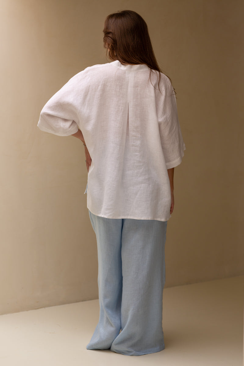 Ren Linen Shirt White