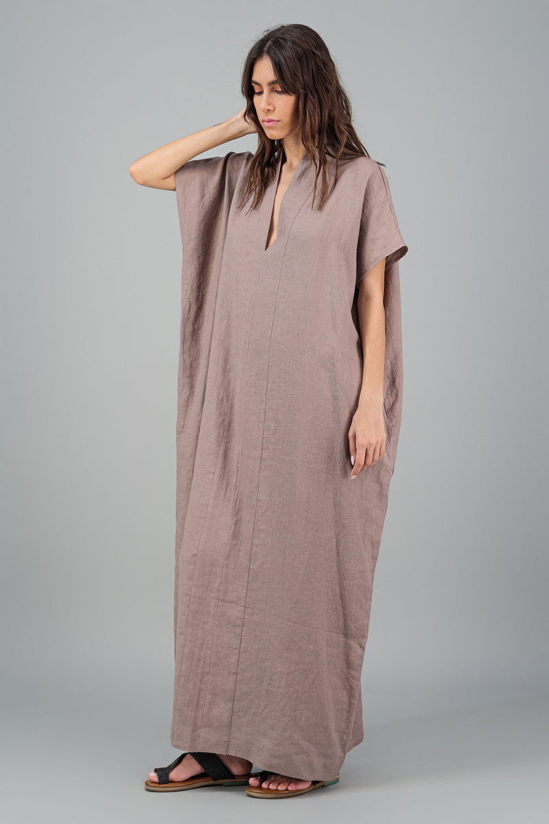 Elementa 01 | Ivy Kimono Linen Dress Desert