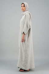 Tamarisk Long Sleeve Linen Summer Coat Oatmeal