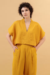 Nawar Ivy Total Color Look Mustard