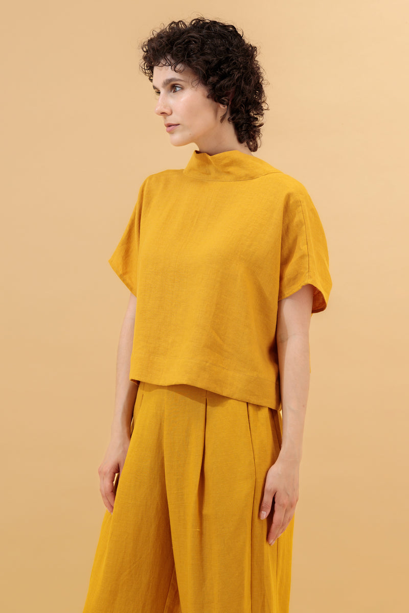 Nawar Ivy Total Color Look Mustard