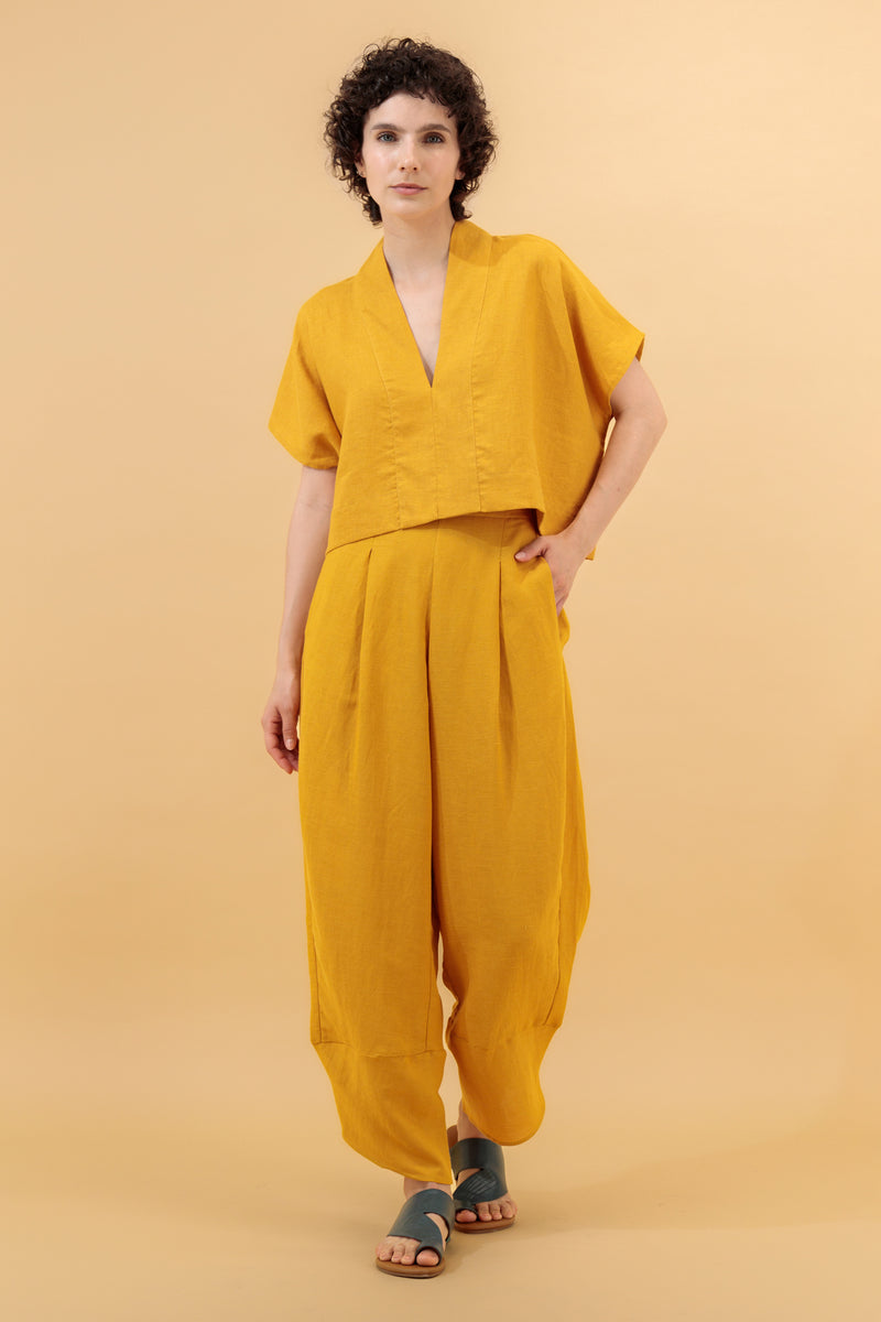 Nawar Ivy Total Color Look Mustard