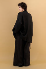 Yucca Kimono Linen Jacket Black