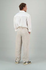 Atheer Men Linen Shirt Off White