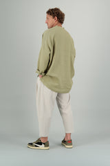 Yoko Linen Unisex Shirt Pistachio