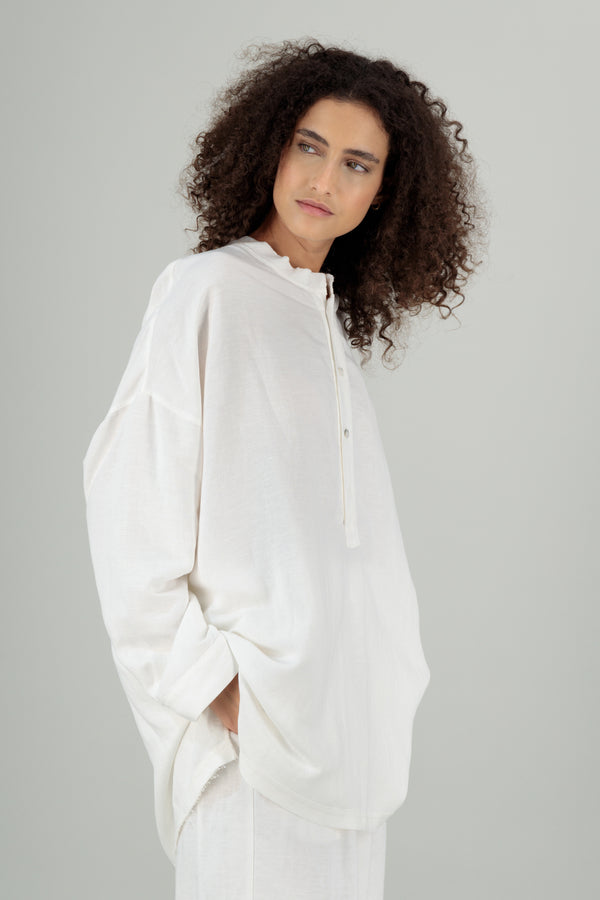 Yoko Linen Shirt Off White