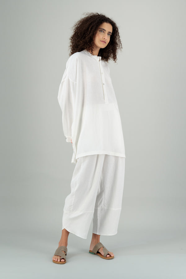 Yoko Linen Shirt Off White