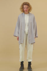 Yucca Kimono Linen Jacket Ash Grey