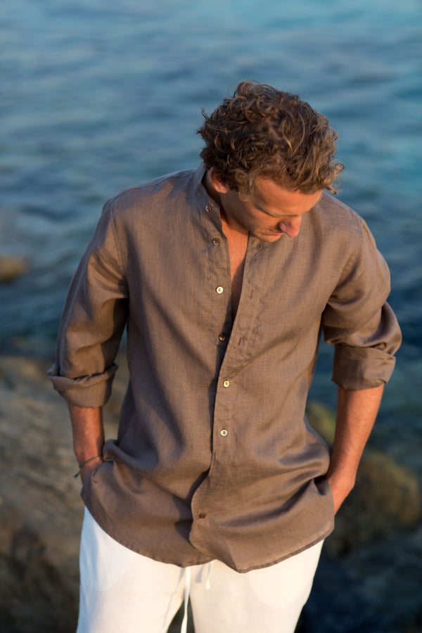 Yasen Men Linen Shirt