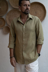 Atheer Men Linen Shirt