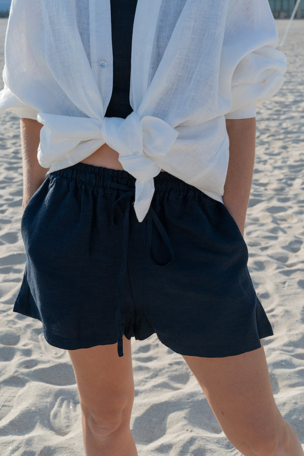 Suzuki Linen Shorts