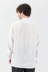 Elementa 01 | Yasen Men Linen Shirt White