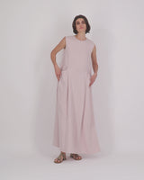 Elementa 01 | Azalea Maxi Linen Dress Faded Rose