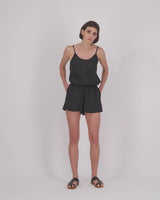 Elementa 01 | Suzuki Linen Shorts Black